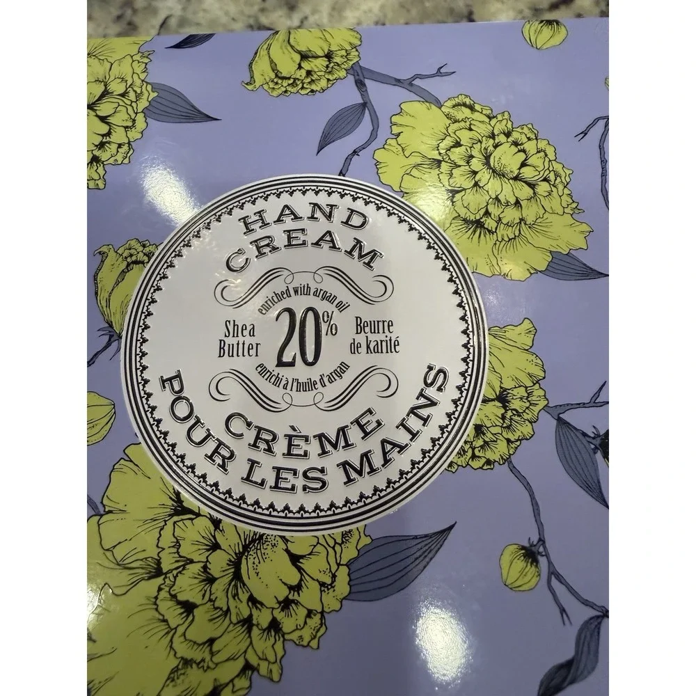 Crème Pour Les Mains‎ Set Of 3 Hand Creams Lavender, Lemon, Shea Tin Sealed NEW